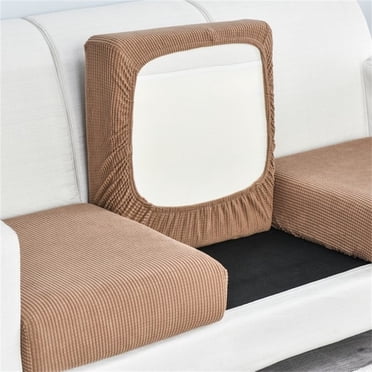 Agiferg Housse de Coussin Imperméable pour Siège de Sofa, Protection Bien Ajustée, Fibre Peluche, Salon
