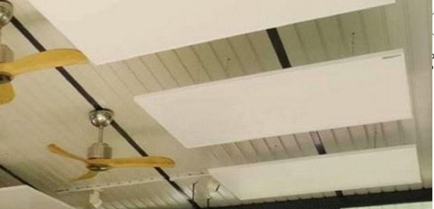 Wexstar Hang Kit d'installation au plafond pour panneau chauffant infrarouge sans cadre. Il laisse tomber le panneau jusqu'à 40 pouces du plafond.