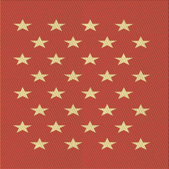 Ahgly Company Tapis d'Intérieur Lavable à la Machine, Carré, Transitionnel, Orange Rouge Orange, Tapis de Zone, 4 Pieds Carré
