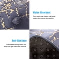 thumbnail image 2 of Marbling Bath Mat 16 X 24 Inch Soft Floor Rug Non Slip Water Absorbent Door, 2 of 8