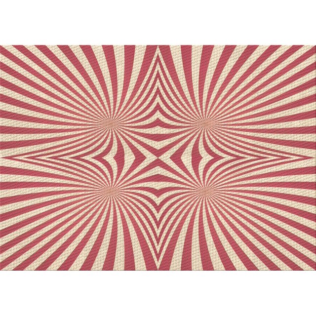 Ahgly Company Machine Washable Indoor Rectangle Transitional Crimson Red Area Rugs, 2' x 4'