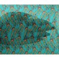 thumbnail image 4 of oneOone Viscose Chiffon Fabric Leaves & Floral Block Print Sewing Fabric BTY 42 Inch Wide, 4 of 4