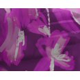 thumbnail image 4 of oneOone Georgette Viscose Purple Fabric Florals Sewing Craft Projects Fabric Prints By Yard 42 Inch Wide, 4 of 4