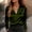 Armée Verte, variante sur Jacenvly Hauts pour Femmes Liquidation Mode Femmes Uni Décontracté Manches Longues Cardigan Ample pour Dames Blouse Hauts pour Femmes Soldes