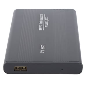 2.5in 2TB Portable External Hard Drive Enclosure, HDD Plug Play 3TB USB2.0 SSD Disk Box 1tb External Hard Enclosures for OS X Laptops Data Storage Noir Drive HDD SSD Laptops