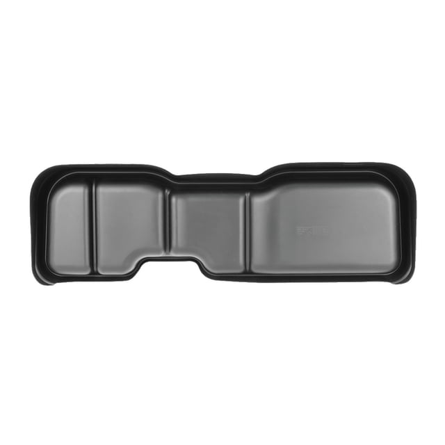 Weathertech Unité de Rangement sous le Siège 4S009 sous le 2e Siège; 1 à 3 Compartiments; Séparateurs Intégrés; Noir; Plastique; avec Boucle et Sangle