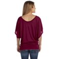 thumbnail image 3 of Bella + Canvas Ladies' Flowy Draped Sleeve Dolman T-Shirt, 3 of 4