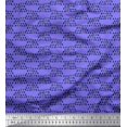 thumbnail image 1 of Soimoi Cotton Cambric Fabric Cross Sign & Triangle Geometric Printed Fabric 1 Yard 56 Inch Wide, 1 of 3