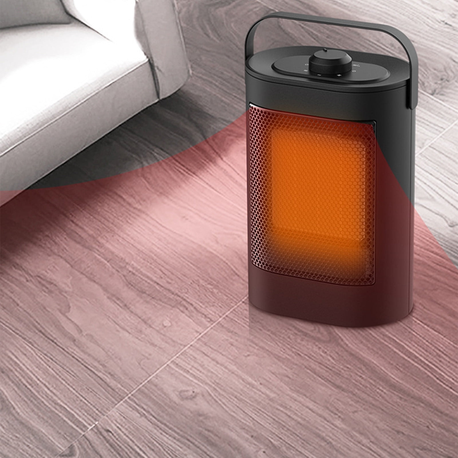 LSLJS Space Heater 1200W Heaters Indoor Portable with Thermostat Fast Heating Ceramic Room Small Heater with Heating and Fan Modes for Bedroom Office and Home Accessories Gifts for Women/Men