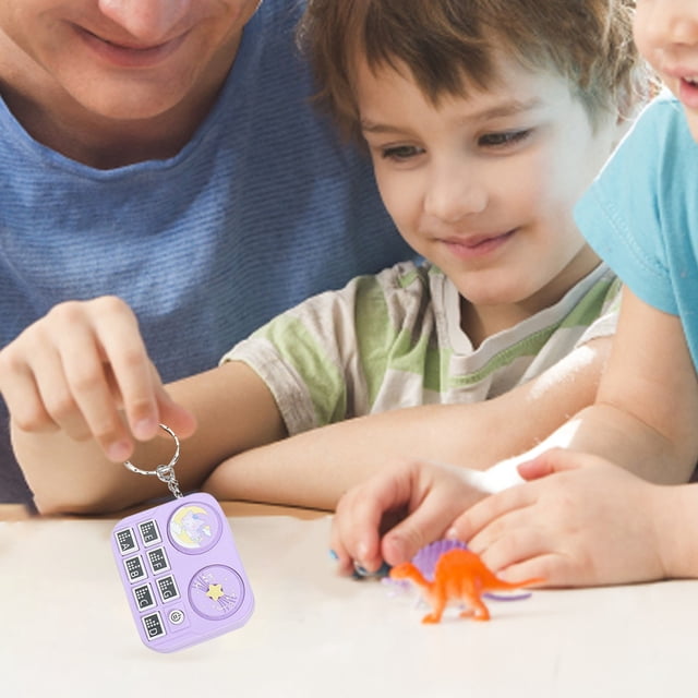 Hbdhejl Mini Handheld Whac A Mole Game Machine With Cartoon Design Fun And Play Toy Keychain Pendant Disc Player Shape Reactive For Game Enthusiasts And Kids