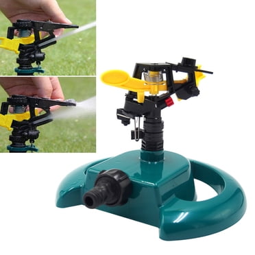 Japceit Arroseur Rotatif à Impulsion pour Jardin, Pelouse et Gazon, Système d'Arrosage Tuyau d'Arrosage, Arroseur Extérieur