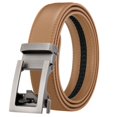 thumbnail image 2 of 3.1cm Hollow Buckle Men's Leather Belt Automatic Buckle Belt Simple Two-layer Cowhide Foreign Trade Hair, 2 of 6