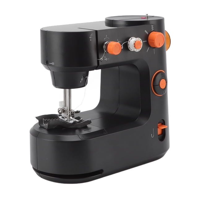 Mini Sewing Machine for Beginners, Portable Sewing Machine, Small Electric Sewing Machine with Foot Pedal & Sewing Kit, Lightweight Household Sewing Machine for Kids Travel