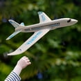 thumbnail image 3 of KLKCMS Foam Airplane Throwing Toy Foam Aircraft Fun for Party Backyard Kids Blue, 3 of 9
