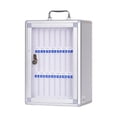 thumbnail image 1 of Esquirla Phone Storage Cabinet Aluminum Alloy Transparent Door Dormitory Phone Locker 24 Slots, 1 of 8