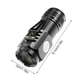 thumbnail image 3 of Lampe de Poche LED Portable à Pince à Bascule Mini Source Lumineuse Lampe 20W Puissance Batterie au Lithium Intégrée Résistance à l'Eau Grade IPX6 Métal Absorbable, 3 of 9