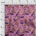 thumbnail image 2 of oneOone Silk Tabby Purple Fabric Tropical Craft Projects Decor Fabric Printed By The Yard 42 Inch Wide, 2 of 5