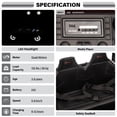 thumbnail image 4 of Kids on Wheelz HAVOC 3.0 24V 2-Seater Electric UTV Ride-On Car for Kids with Parent Remote Control, Reinforced Metal Frame, Quad Motors, LED Lights & Bluetooth Music, Maple, 4 of 6