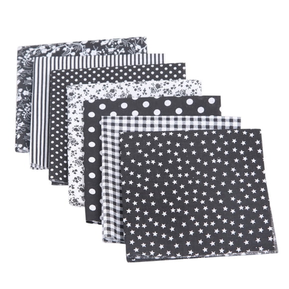 Quilting Fabric Squares Sheets Craft Fabric 7pcs Cotton Craft Fabric Bundle Patchwork Squares Quilting Sewing Patchwork Diy