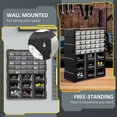 thumbnail image 4 of DURHAND 39 Drawer Plastic Parts Storage Hardware and Craft Cabinet Black, 4 of 9