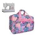 thumbnail image 4 of Nylon Sewing Machine Handbag Tote Organizer Carrying Case Universal Pink, 4 of 8