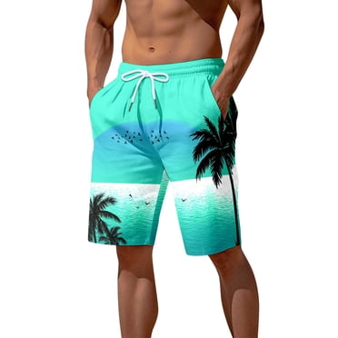 Ketyyh-chn99 Swim Shorts Men Beach Fashion Mens Stretch Swimming Shorts Swim Trunks Swimwear Bathing Suits Beach Wear Swim Suits Blue,3XL