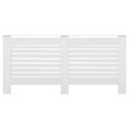 thumbnail image 4 of vidaXL Couvre-Radiateur 2 Pcs Blanc 172x19x81.5 cm MDF, 4 of 5