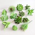 thumbnail image 2 of Artifical Plastic Succulent Plant Echeveria Flower Home Office Decor, 2 of 9