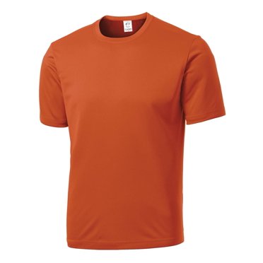 Gravity Threads Mens Short-Sleeve Moisture Wicking Shirt - Texas Orange - 3X-Large