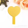 thumbnail image 3 of Becaristey Charmant Miroir en Forme de Cœur Beauté Aspect Simple Face Mignon Jaune Style A 1Ensemble, 3 of 6