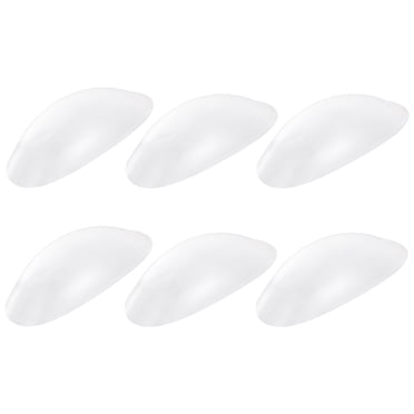 Unique Bargains Épaulières en Silicone pour Femmes, 3 Paires d'Épaulières pour Femmes Vêtements Costume Épaulières, Transparent