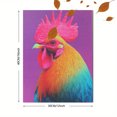 thumbnail image 3 of Rooster Artwork Kitchen Canvas Wall Art 15.75x11.81 Inches, 3 of 8