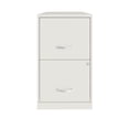 thumbnail image 3 of Space Solutions 18 inch 2 Drawer Metal File Cabinet, Pearl White, 3 of 4