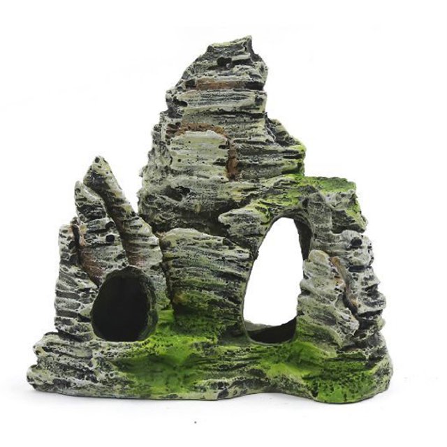 Mountain View Aquarium Rockery Hiding Cave Tree Fish Tank Ornament Decoration