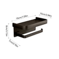 thumbnail image 3 of Lksixu Wall Mounted Toilet Paper Box Toilet Paper Roll Toilet Paper Holders Non Perforated Toilet Paper Storage Rack Mobile Phone Storage Rack Storage Bins Organizers and Storage, 3 of 6