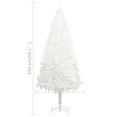 thumbnail image 4 of vidaXL Artificial Pre-lit Christmas Tree with Ball Set White 150 cm, 4 of 5