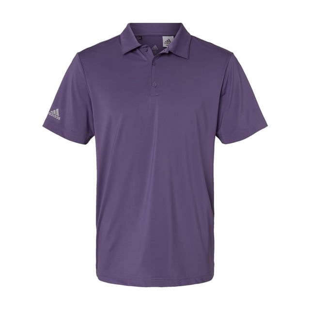 Adidas Mens Ultimate Solid Polo, L, Tech Purple