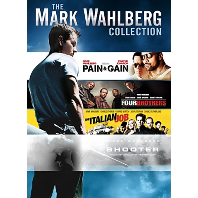 Mark Wahlberg Collection : Shooter / Four Brothers / Pain and Gain / The Italian Job (Bilingue)