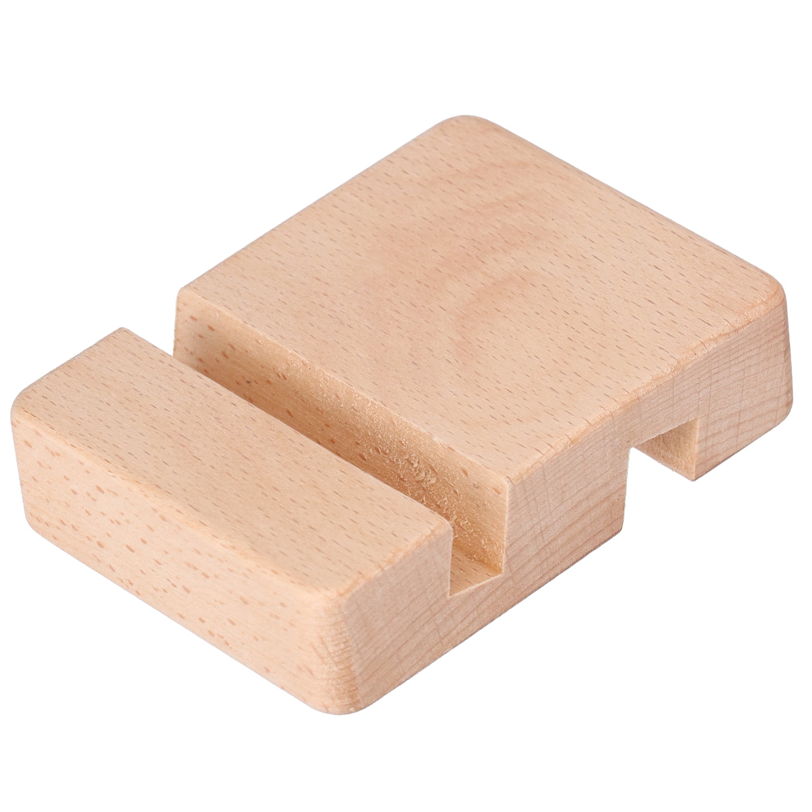 Wood Phone Stand, Portable Desktop Smartphone Stand Telephone Stand Desktop Cell Phone Holder Wood Cell Phone Holder Desk Tablet Holder Mobile Stand for