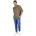 thumbnail image 2 of Atasi Chemise Henley Indienne pour Homme à Manches Longues, Décontractée, Col Mandarin, Courte Kurta, 2 of 7