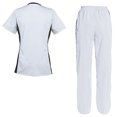 thumbnail image 2 of Women's Scrubs Set Scrub Top and Pants Scrubs Set, 2 of 3
