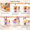 thumbnail image 3 of Labymos Mini USB portable juicer cup 6-blade juicer, 3 of 7
