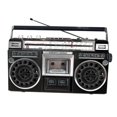 thumbnail image 1 of Bunblic Cassette Player Boombox Multifunctional with Handle Stereo Sound Tape Player Black, 1 of 8