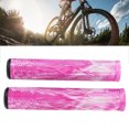 thumbnail image 4 of Soft MTB Bicycle Grip 22.2mm TPE Rubber Handlebar Cover Soft Antislip Handle Grip with Lock Bar End, 4 of 7
