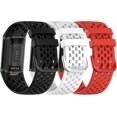 thumbnail image 2 of Bracelets Sport pour Fitbit Charge 5 - Bracelets de Montre de Remplacement en Silicone Ajustables, 2 of 5