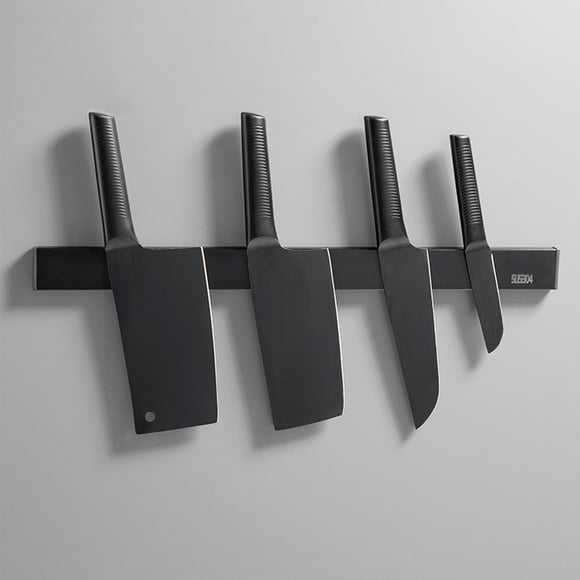LSLJS 304 Stainless Steel Magnetic Knife Bar - Use As Knife Holder, Knife Rack, Knife Strip, Kitchen Utensil Holder and Tool Holder Knife Rack Without Punching Kit, Knife Rack
