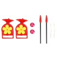 thumbnail image 1 of 2Pcs Garden Hand Held Plastic Hummingbird Feeder Outdoor Bird Feeding Device Decoration, 1 of 11