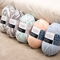 thumbnail image 4 of Mainstays Cozy Supreme Chenille Yarn Niagara Mist, 4 of 4