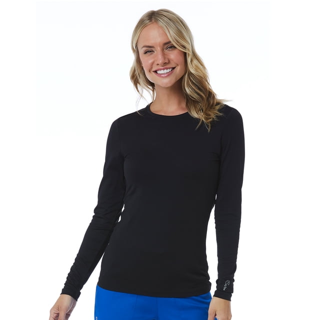 Maevn Women's Basic Long Sleeve Underscrub Tee (Free Shipping)