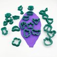 thumbnail image 4 of Clay Earring Cutters, 25Pcs Clay Earring Cutters  Plastic Assorted Styles Thick Edge  Clay Cutters For Making Sculpture Paper Flowers, 4 of 8